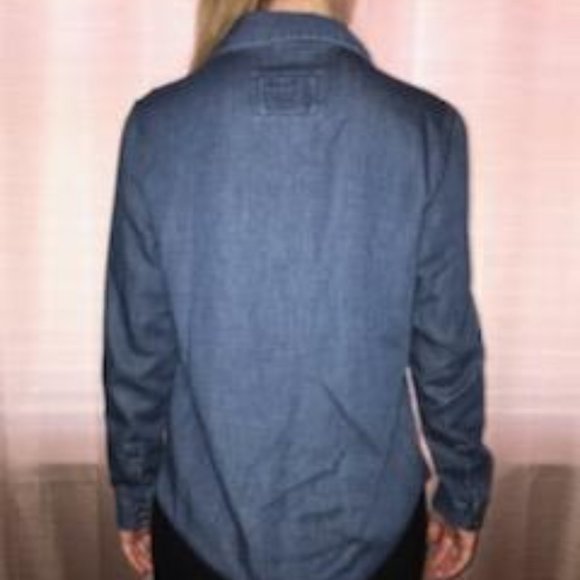 Denim Button Down Shirt - Picture 4 of 5